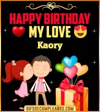 GIF Happy Birthday Love Kiss gif Kaory